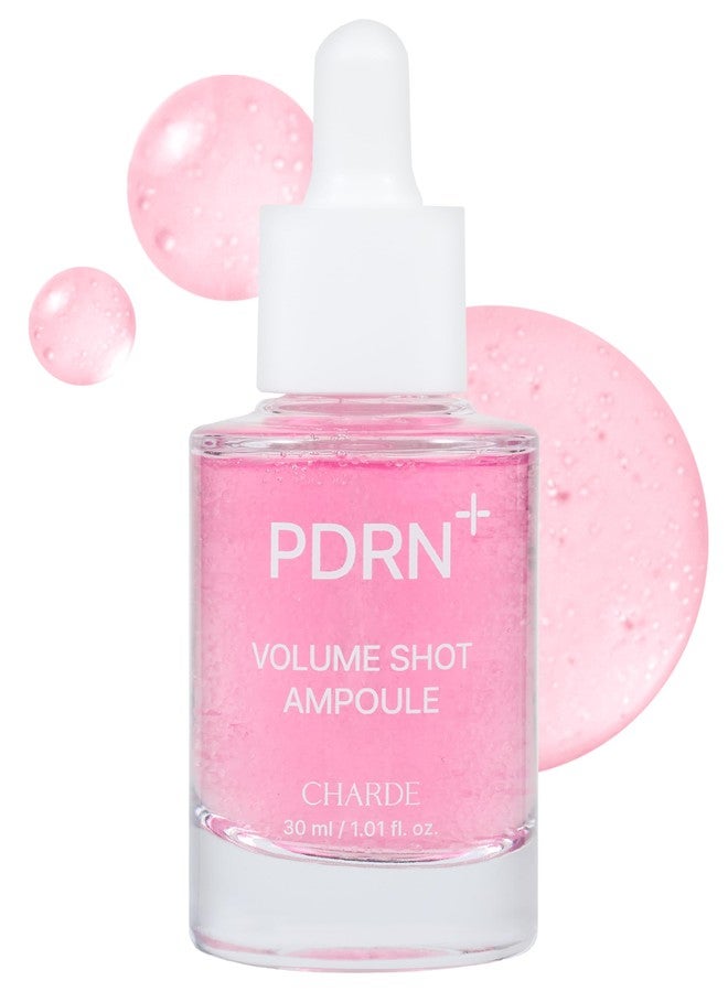 CHARDE PDRN Volume Shot Ampoule Serum | Plumping & Smoothing Look with Collagen & Hyaluronic Acid, Korean Skincare Serum for Dull & Aging Skin (30ml) - Image 1